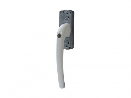 Ручка с ключом GS1000-HD, левая, белый RAL9010, 09739410N