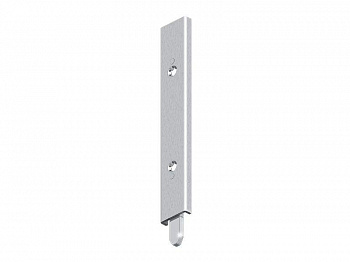 Шпингалет нижний MAXBAR для замков Compact 855GL/856/859, U24х6, оцинк., 150 мм