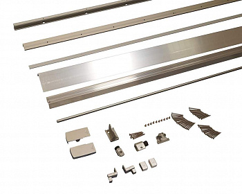 Комплект шин Patio Alversa ALU, 1081-1280/2630 мм, неокрашенный