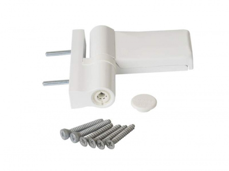 Петля Maxbar KT-V 6R наплав 18-23мм Белый RAL9016
