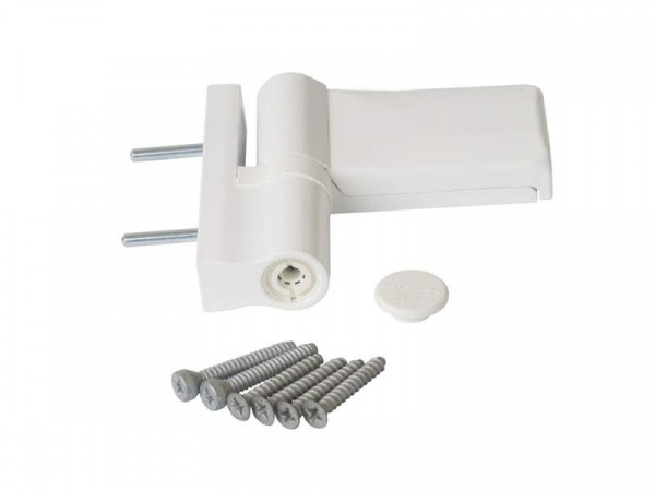 Петля Maxbar KT-V 6R наплав 18-23мм Белый RAL9016