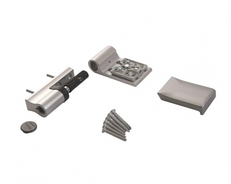 Петля Maxbar KT-V наплав 15-20мм, Серебристый матовый