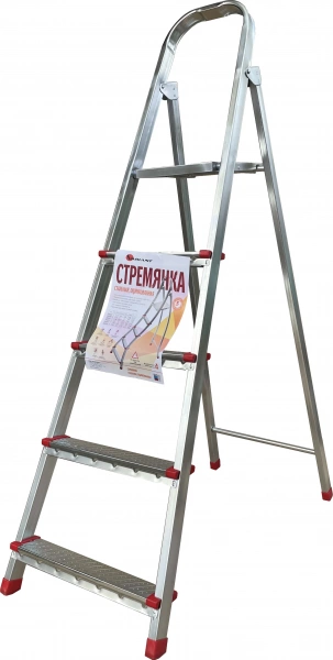 Стремянка металлическая оцинк 5 ступеней Variant