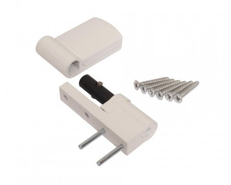 Петля дверная Elementis KTS-RT (15-20 мм), на 100кг., Белый, RAL9016